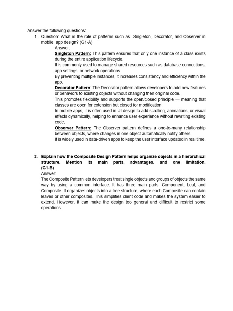 02. Boq Essay PDF | PDF | Class (Computer Programming) | Method ...