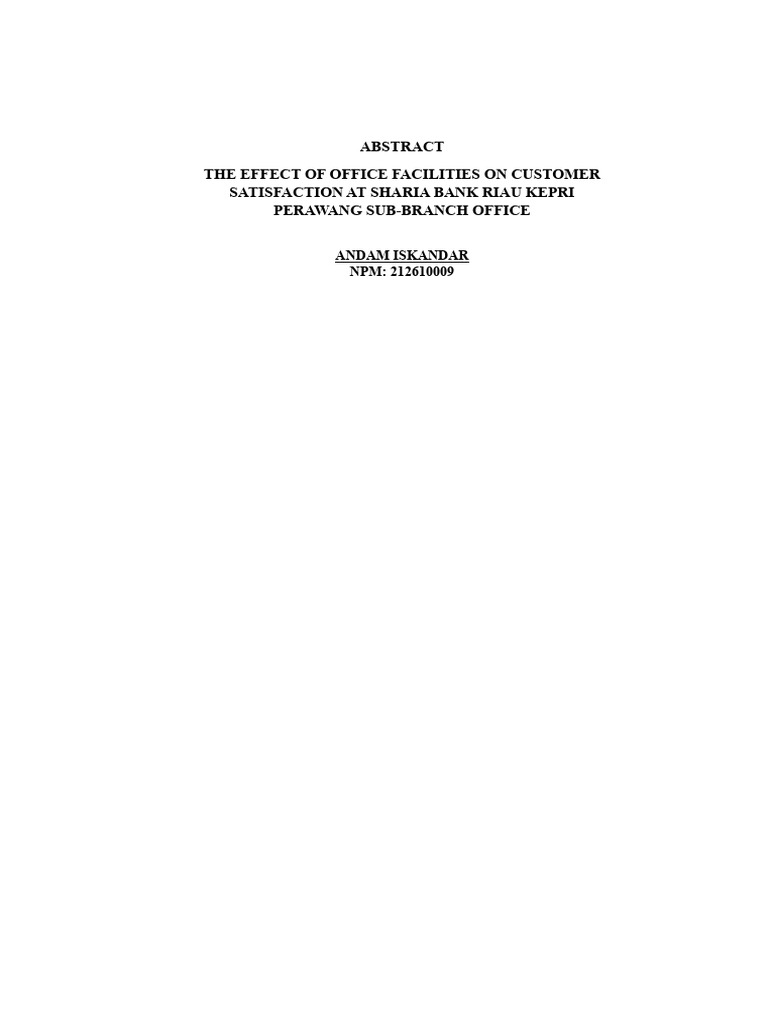 ABSTRAK ANDAM BARU | PDF