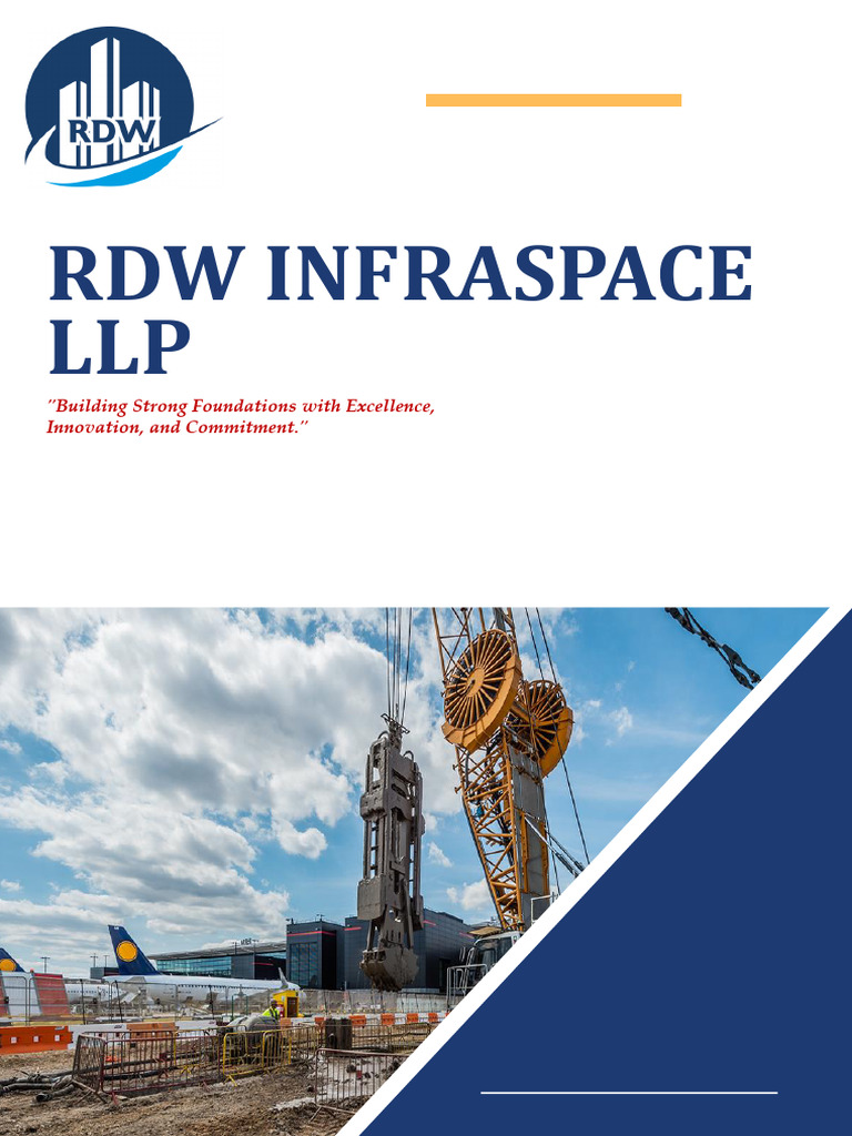 RDW Infraspace: Expert Infrastructure Solutions | PDF | Economies
