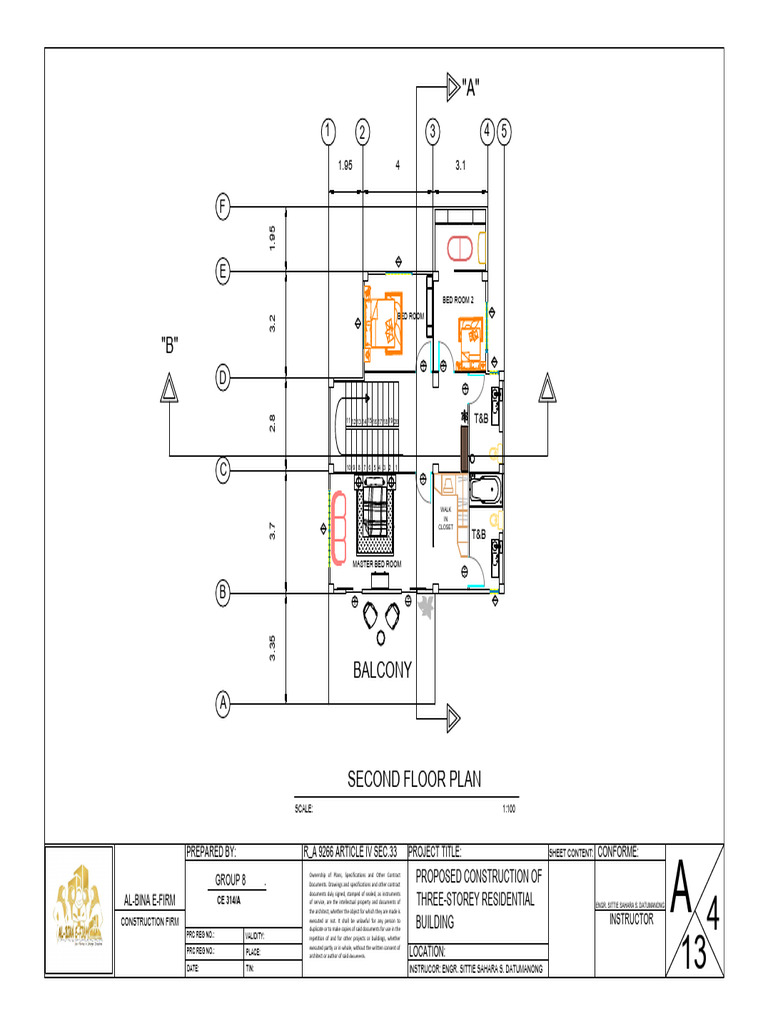 Second Floor Plan (1) | PDF | Common Law | Private Law