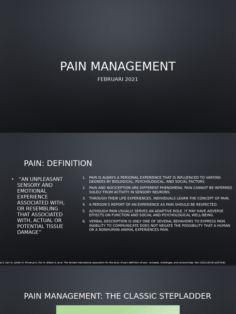 Comprehensive Pain Management Guide | PDF | Nonsteroidal Anti ...