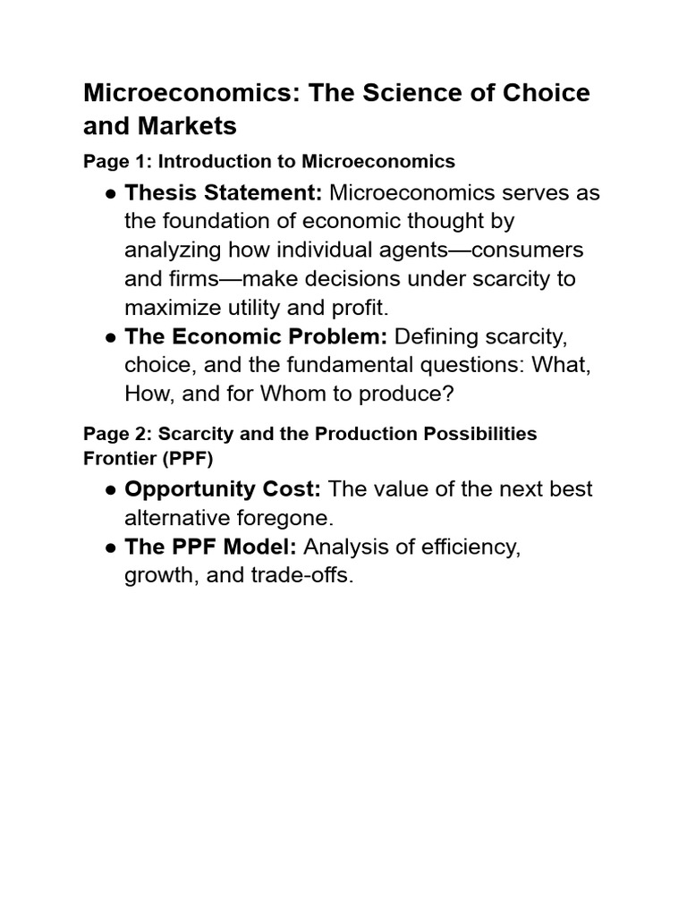 microeconomy | PDF | Elasticity (Economics) | Demand