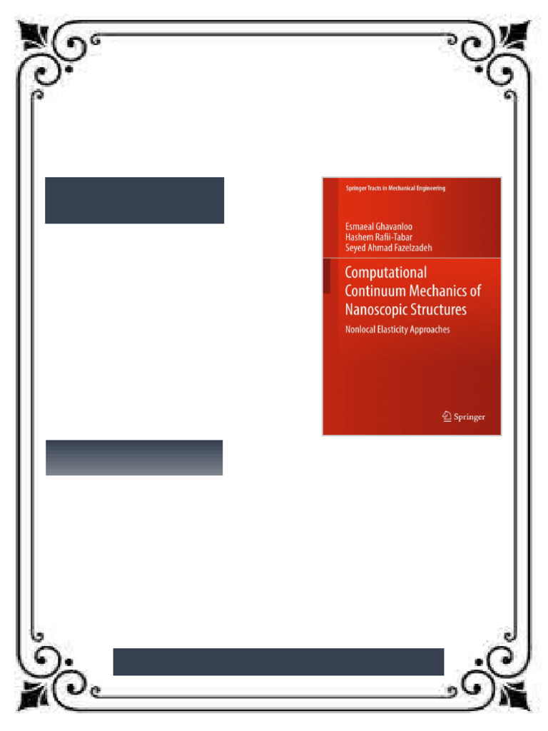 Computational Continuum Mechanics of Nanoscopic Structures Nonlocal ...