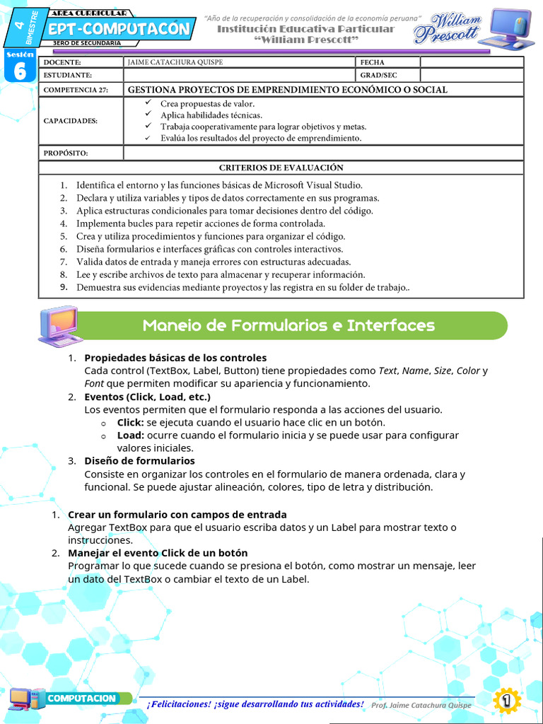 4 B Ficha de Actividad Ept 3wp n6 | PDF