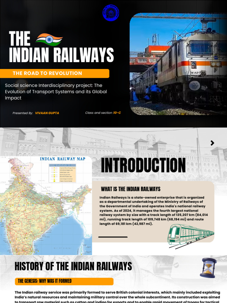 Evolution of Indian Railways Overview | PDF | Rail Transport | Transport