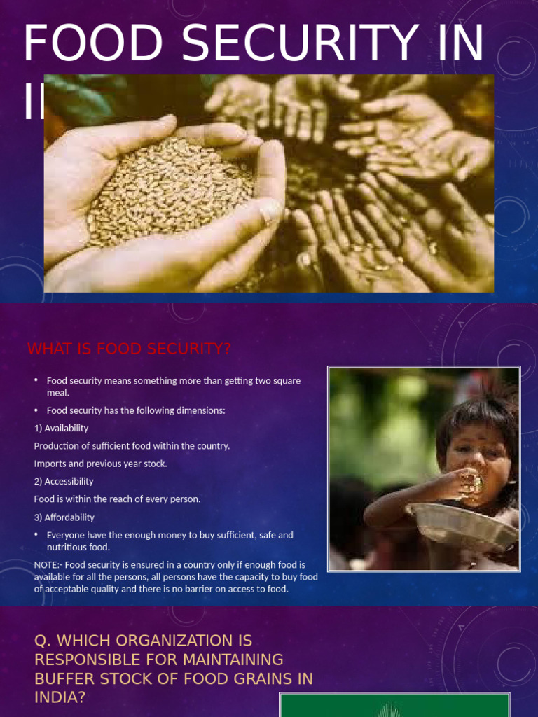 Food Security Challenges in India | PDF | Food Security | Famine