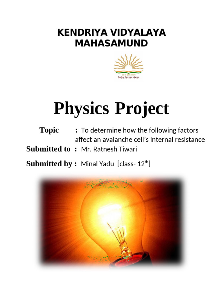 physicsproject-170120171152 | PDF | Electrical Engineering ...