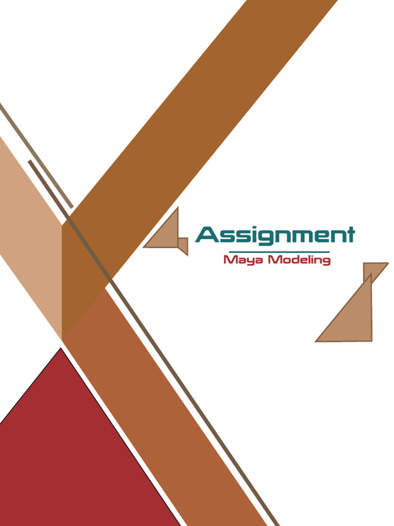 Maya Modeling Assignment Guide | PDF | Volume | Perspective (Graphical)