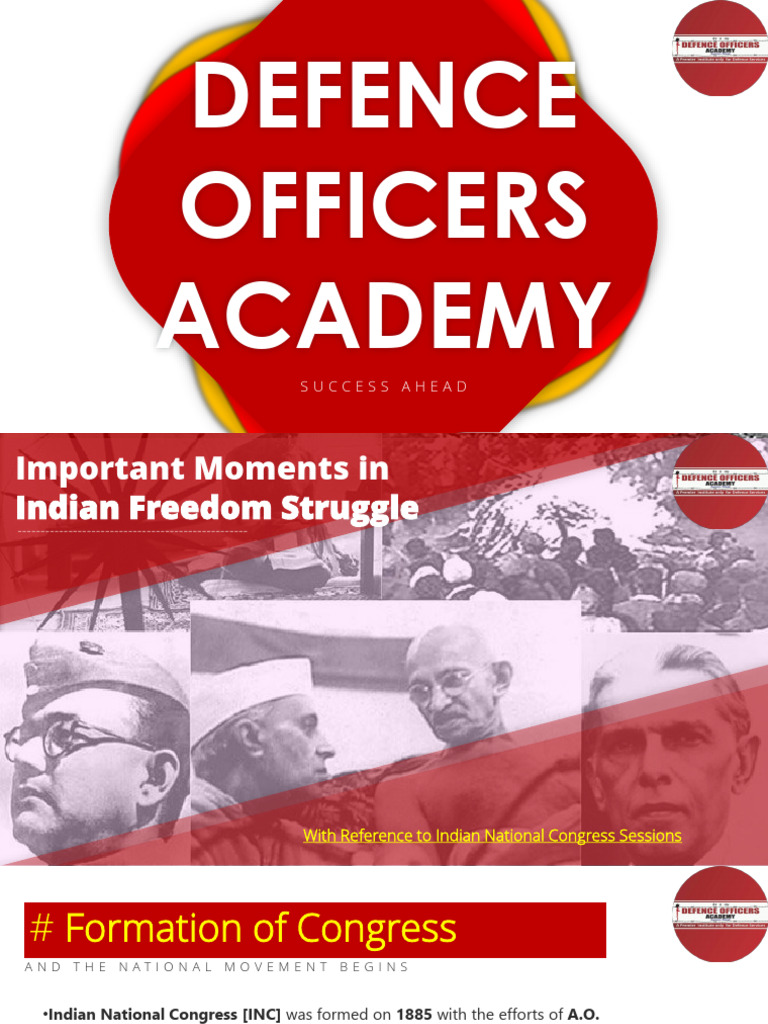 Key Moments in Indian Congress History | PDF | Indian National Congress ...