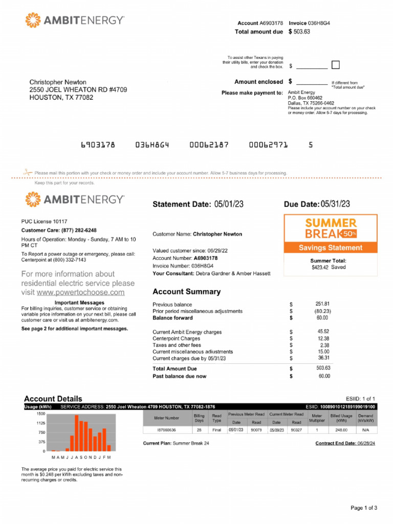 Invoice - 036H8G4 | PDF