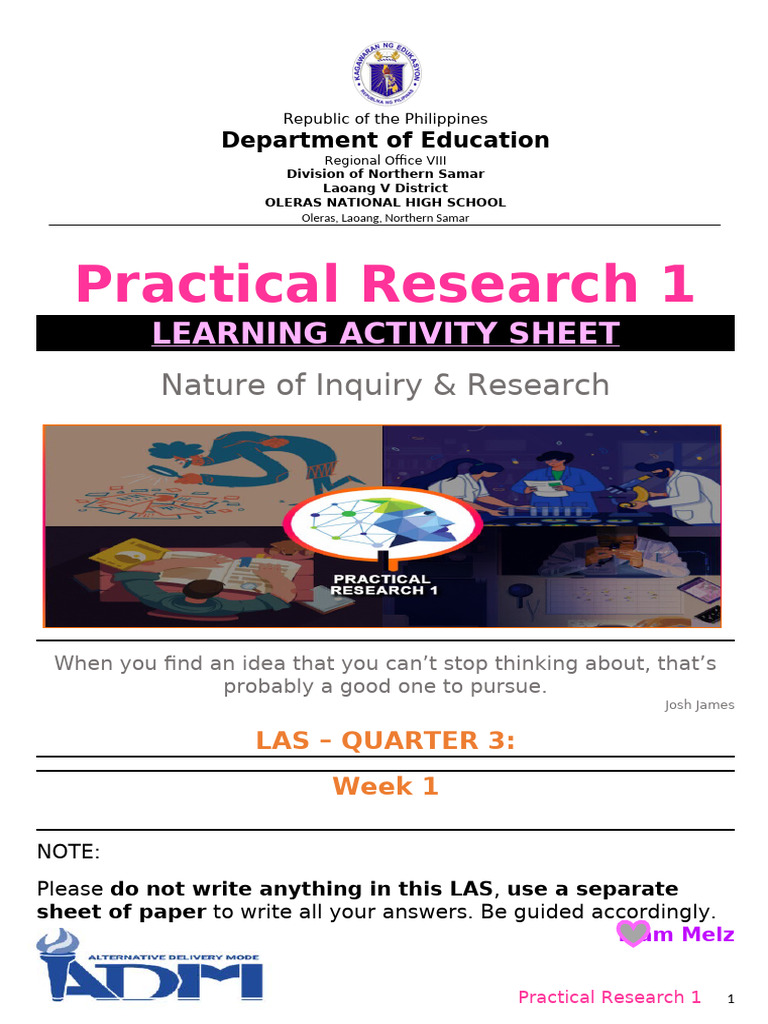 PR 1st Week Detailed | PDF | Qualitative Research | Methodology