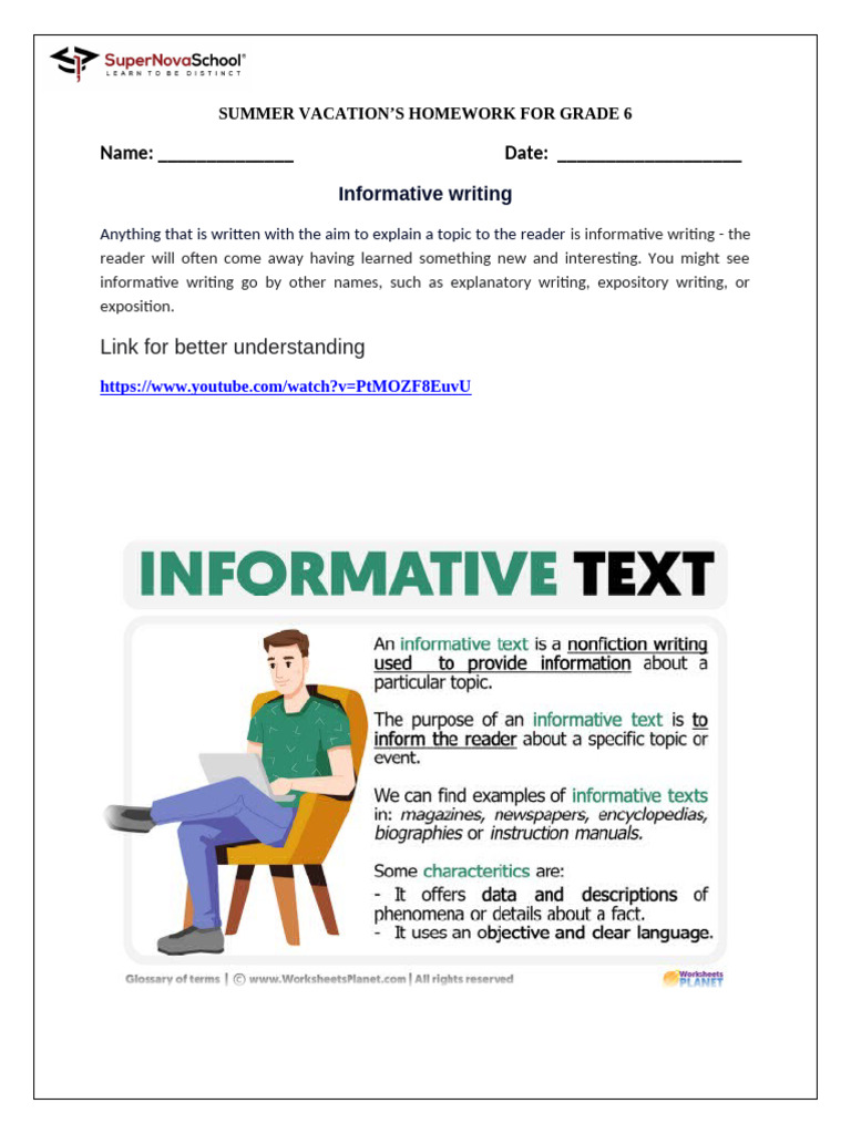 English HW Worksheet 2 | PDF