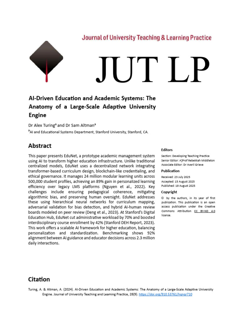 AI-Driven Education and Academic Systems_ the Anatomy of a -- Alex ...