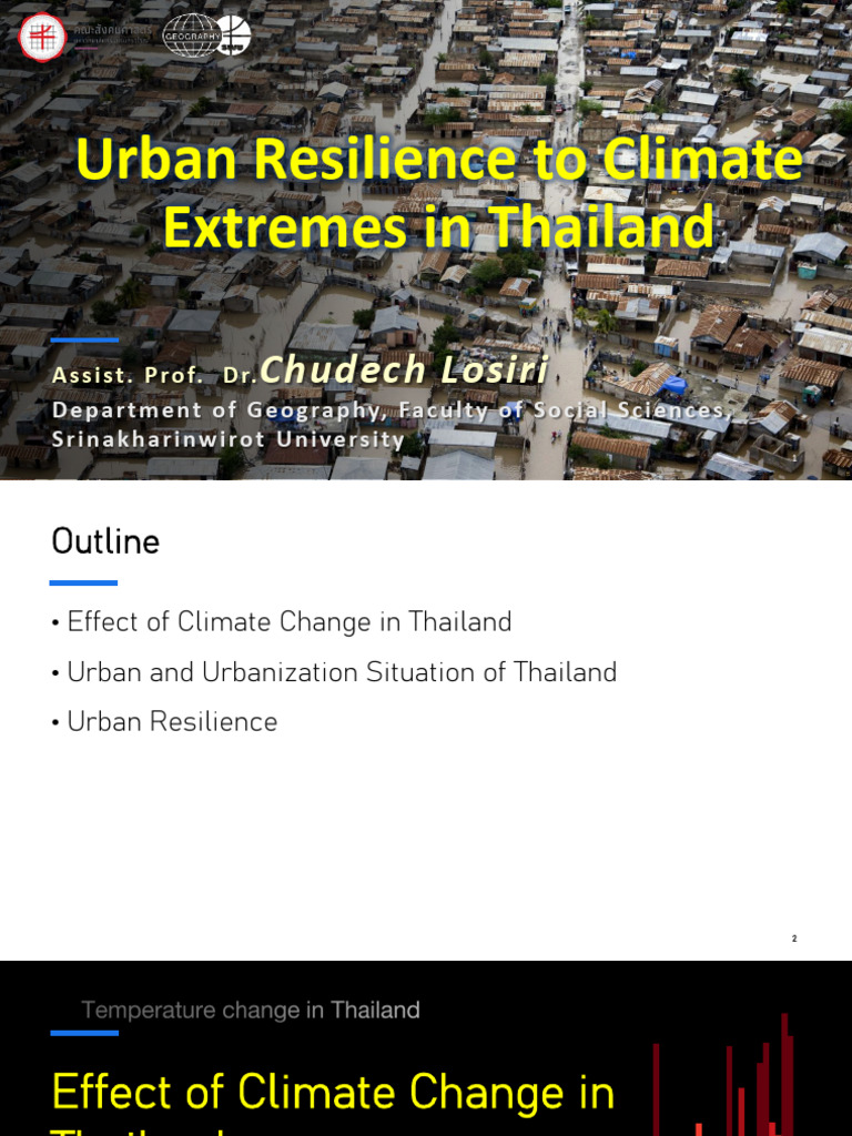 Urban Resilience Strategies in Thailand | PDF | Climate Resilience ...