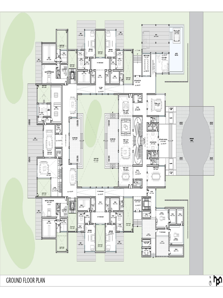 Ground Floor Plan Layout Details | PDF