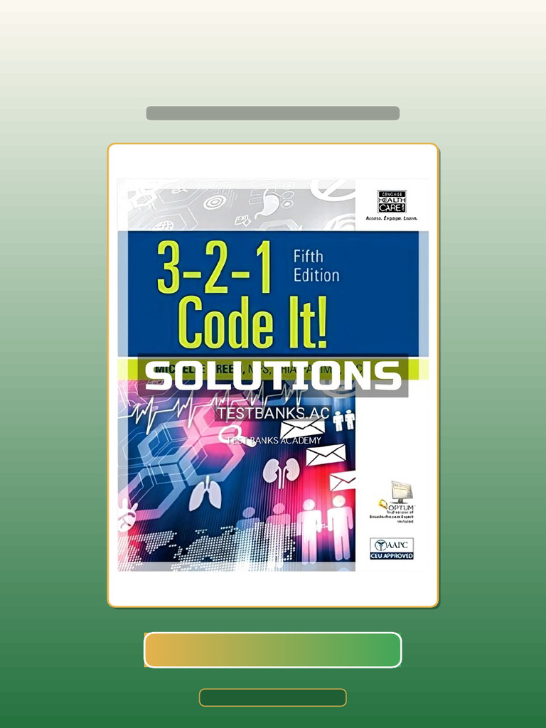 Test Bank for 3 2 1 Code It 5th Edition by Green | PDF | Multiple ...