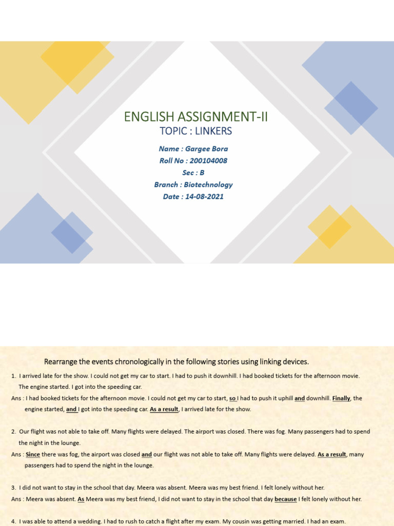 English Assignment II | PDF