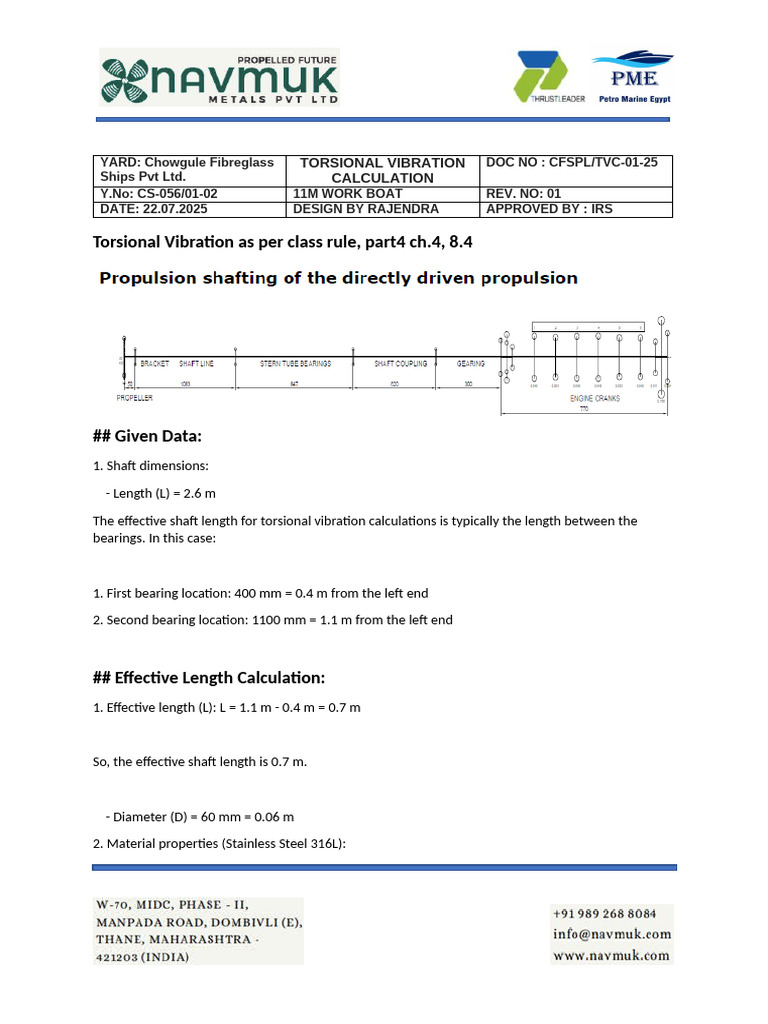 Tvc Calculation 01 R1-25 | PDF | Mechanical Engineering | Motion (Physics)