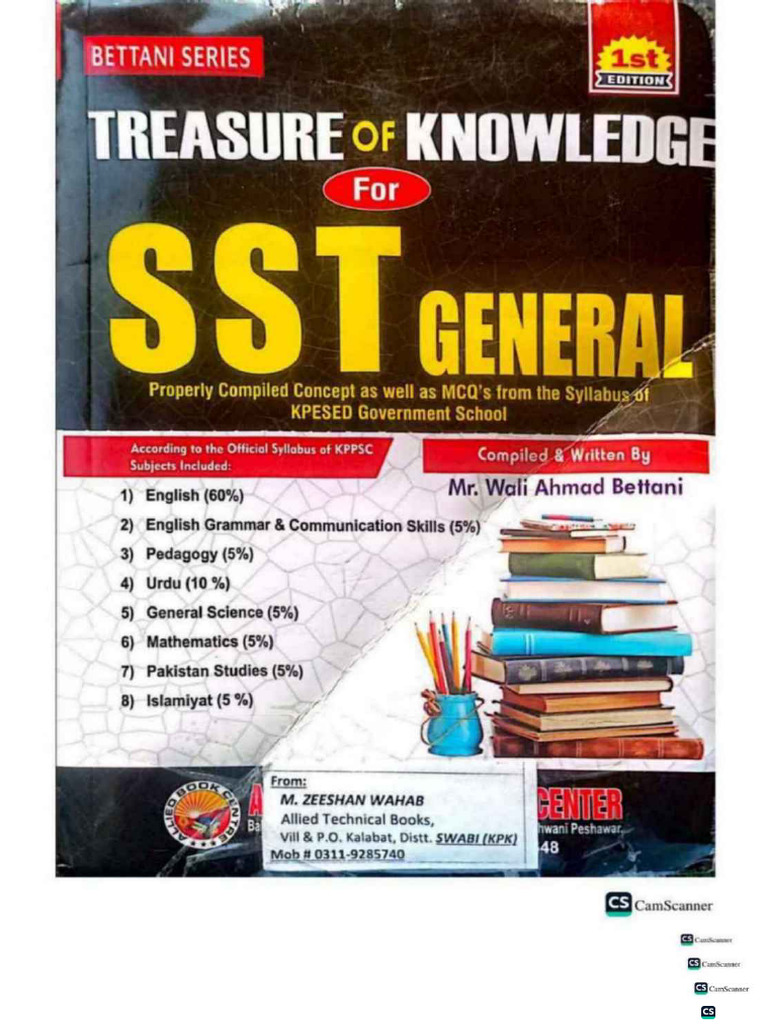 Treasure of Knowledge for Sst (General) Edition 1 _compressed | PDF