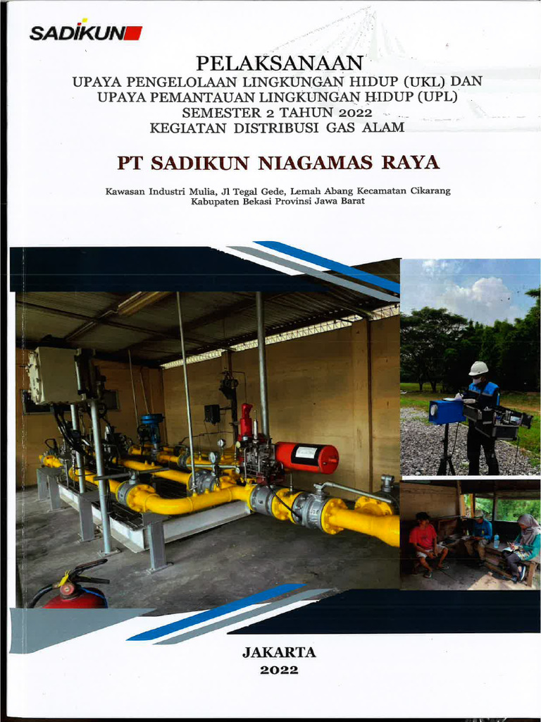 Dokumen UKL UPL PT Sadikun Semester II Tahun 2022 | PDF