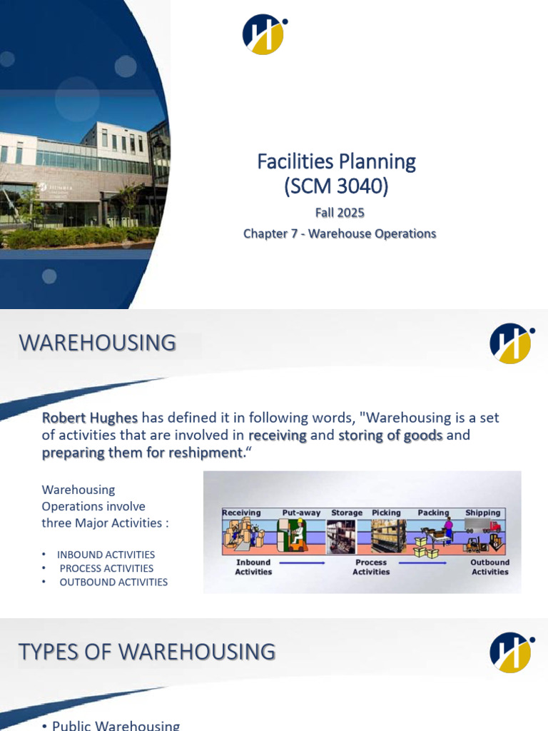 Warehouse Operations Overview | PDF | Warehouse | Inventory