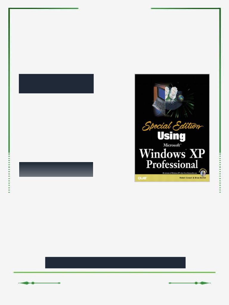 Special Edition Using Windows XP Professional Robert Cowart ebook ...