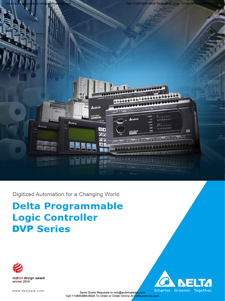 Delta DVP Series PLC Overview | PDF | Programmable Logic Controller ...