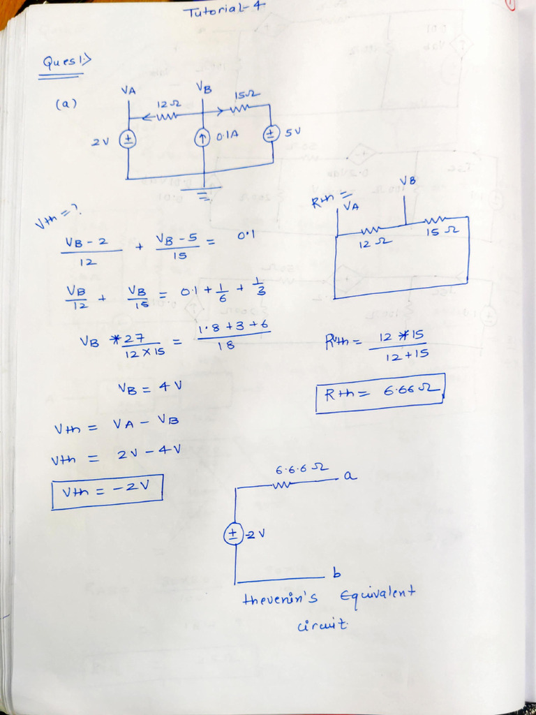 Tutorial 4 Solutions | PDF