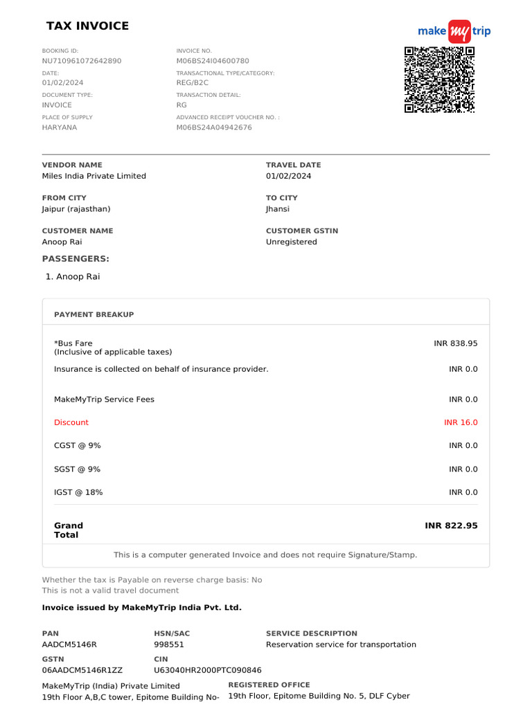 BUS-NU710961072642890 | PDF | Invoice | Payments