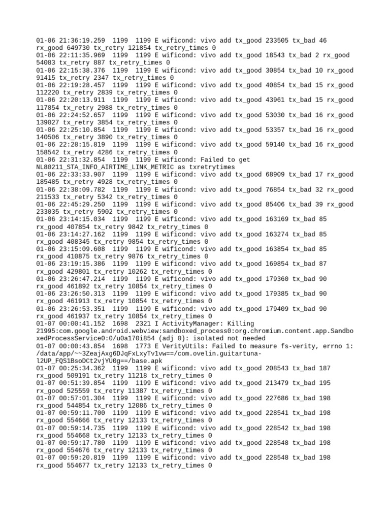 Log | PDF | System Software | Operating System Technology