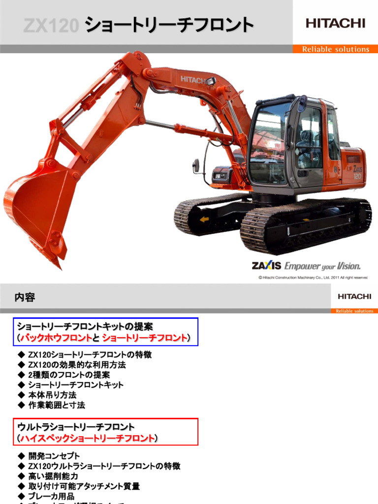 ZX120 SRF FRONT 10 - 05 - 2013 | PDF