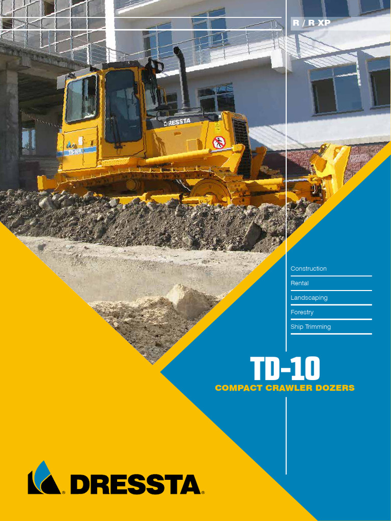 Dressta TD-10R Dozer Overview | PDF | Horsepower | Brake