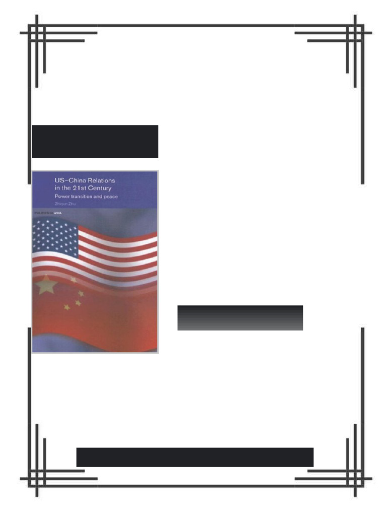US China In The 21 Century Power Transition And Peace Politics in Asia ...