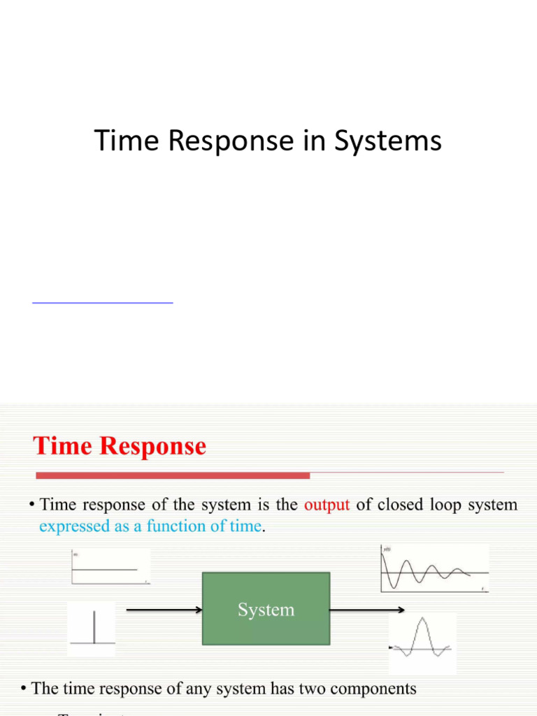 Time response in system (3) | PDF