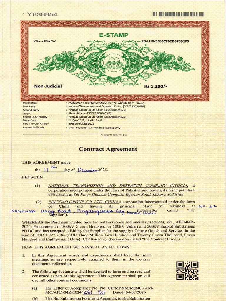 2. Contract Agreement (Signed) | PDF | Common Law | Private Law