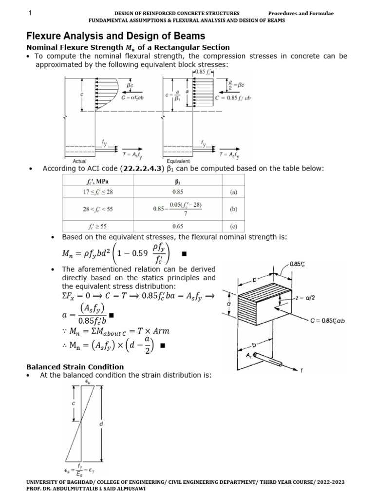 Design of Reinforced Concrete Structures | PDF | Bending | Beam (Structure)