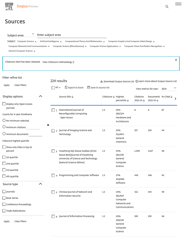Scopus Author Lookup and Metrics | PDF | Computer Science | Science