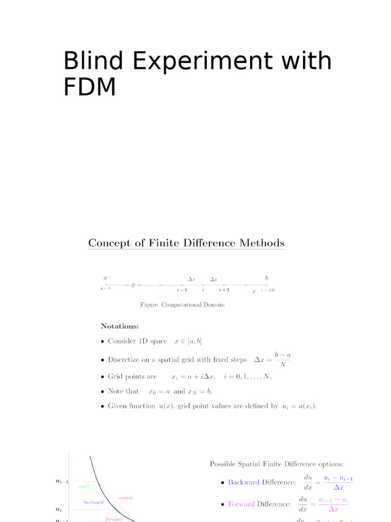 (Blind Experiment With FDM) | PDF