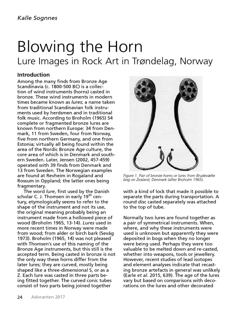 Bronze Age Scandinavian Lures Explained | PDF | Scandinavia | Norway