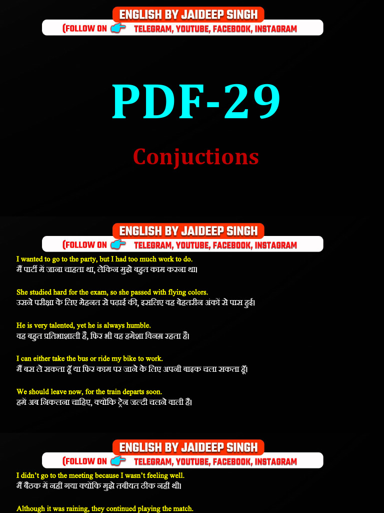 Spoken English PDF-29 | PDF
