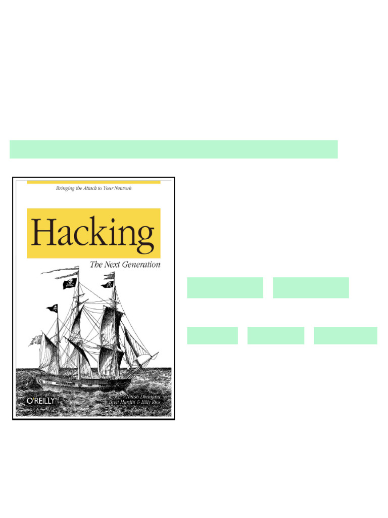 Hacking The Next Generation Nitesh Dhanjani Billy Rios Brett Hardin ...