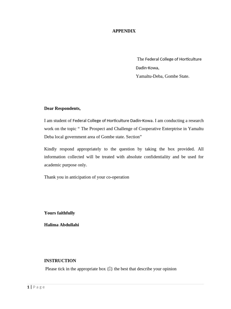 APPENDIX Sadiya | PDF