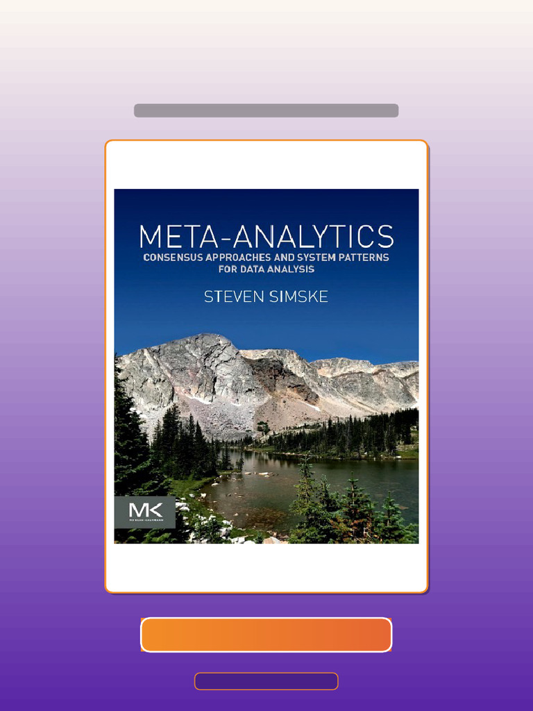 Test Bank for Metaanalytics Consensus Approaches and System Patterns ...