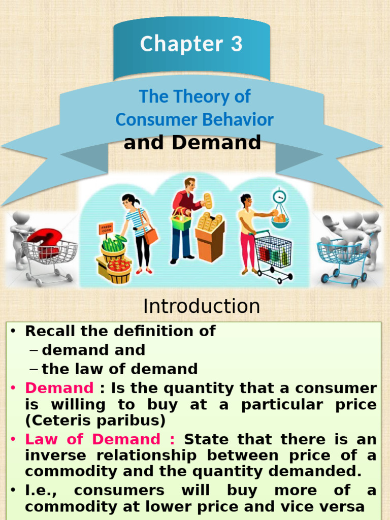 Consumer Behavior and Demand Theory | PDF | Demand | Utility