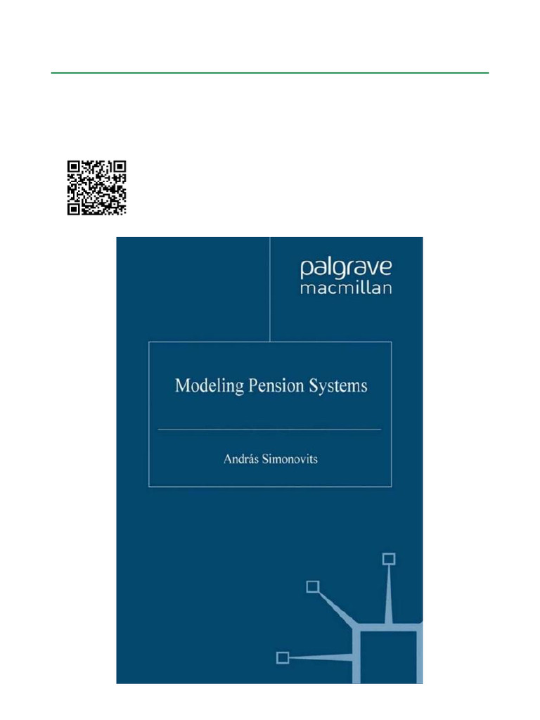 Pension System Modeling Guide | PDF | Pension | Retirement
