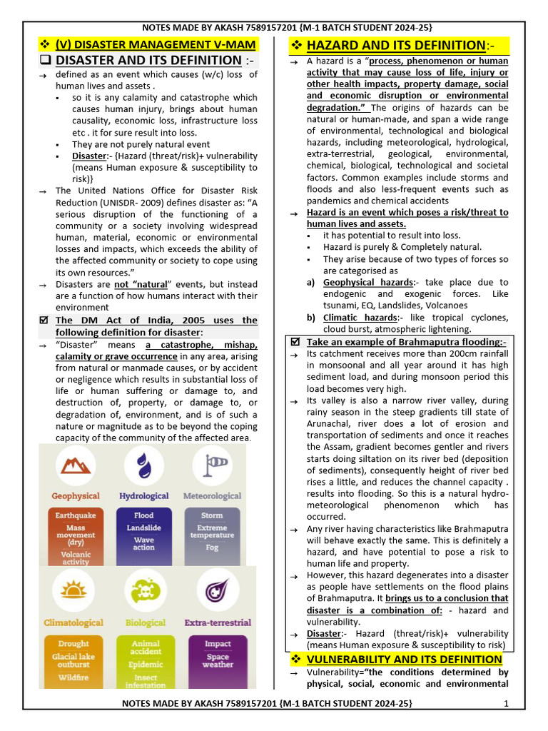 Understanding Disaster Management Concepts | PDF | Natural Disasters ...