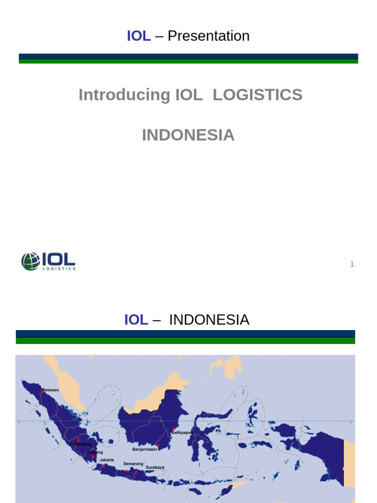 IOL Indonesia Logistics Overview | PDF | Business Economics | Business