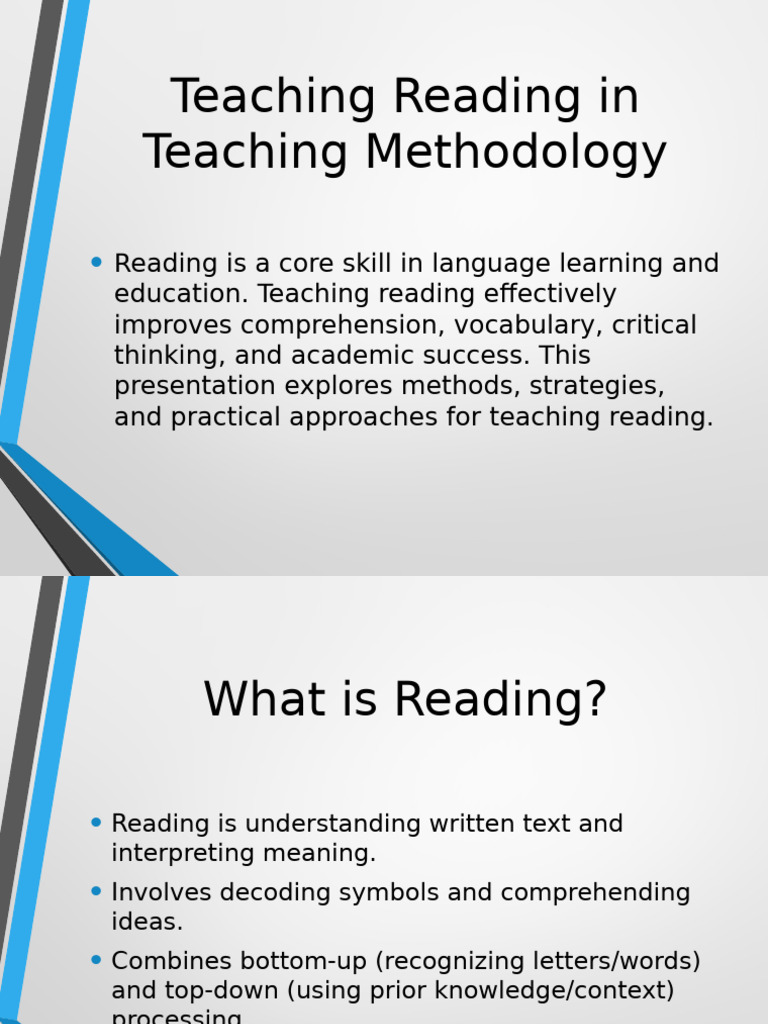Effective Reading Teaching Strategies | PDF | Reading Comprehension ...