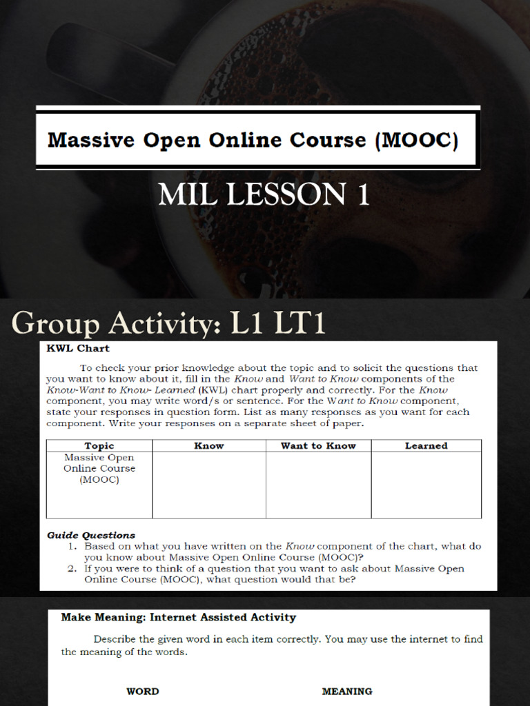 Q2 Mil Lesson 1 | PDF