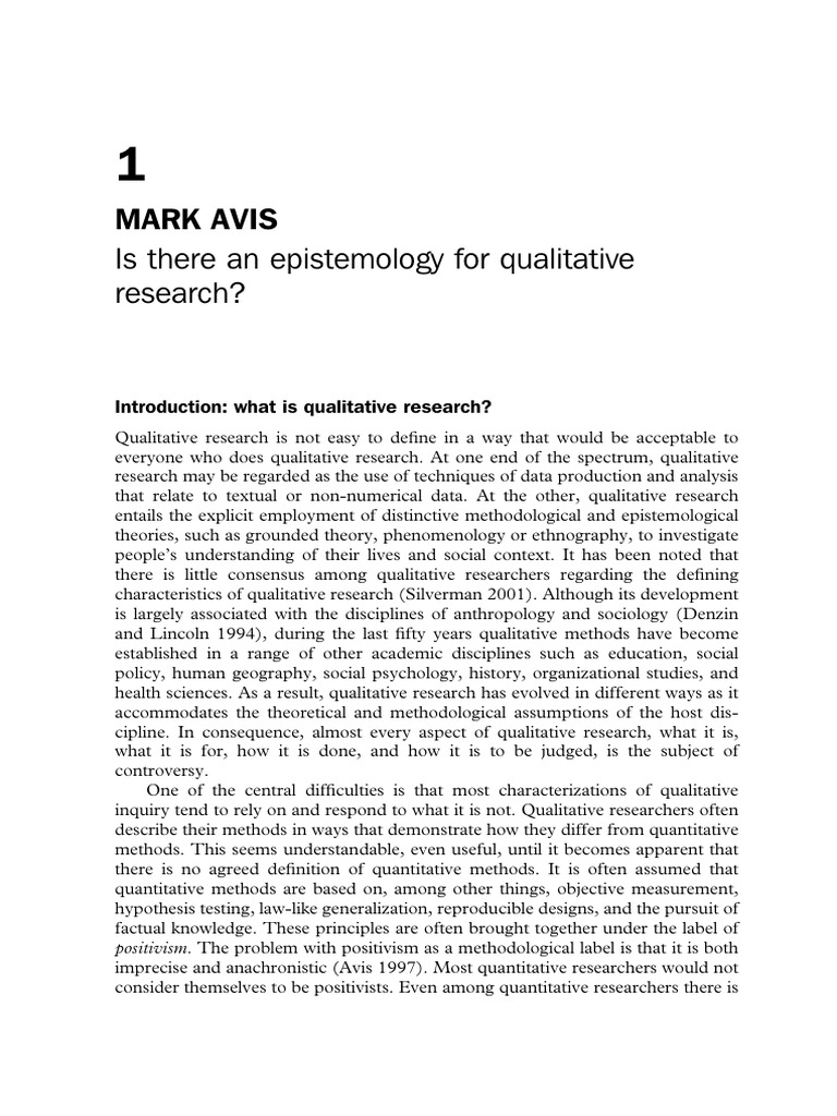 Understanding Qualitative Research Methods | PDF | Qualitative Research ...